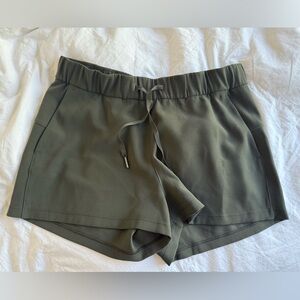 Lululemon Olive Green Athletic Shorts